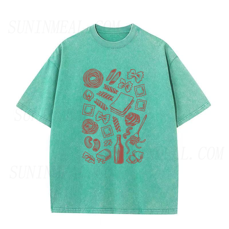 Vintage Italian Pasta Types Unisex Tee