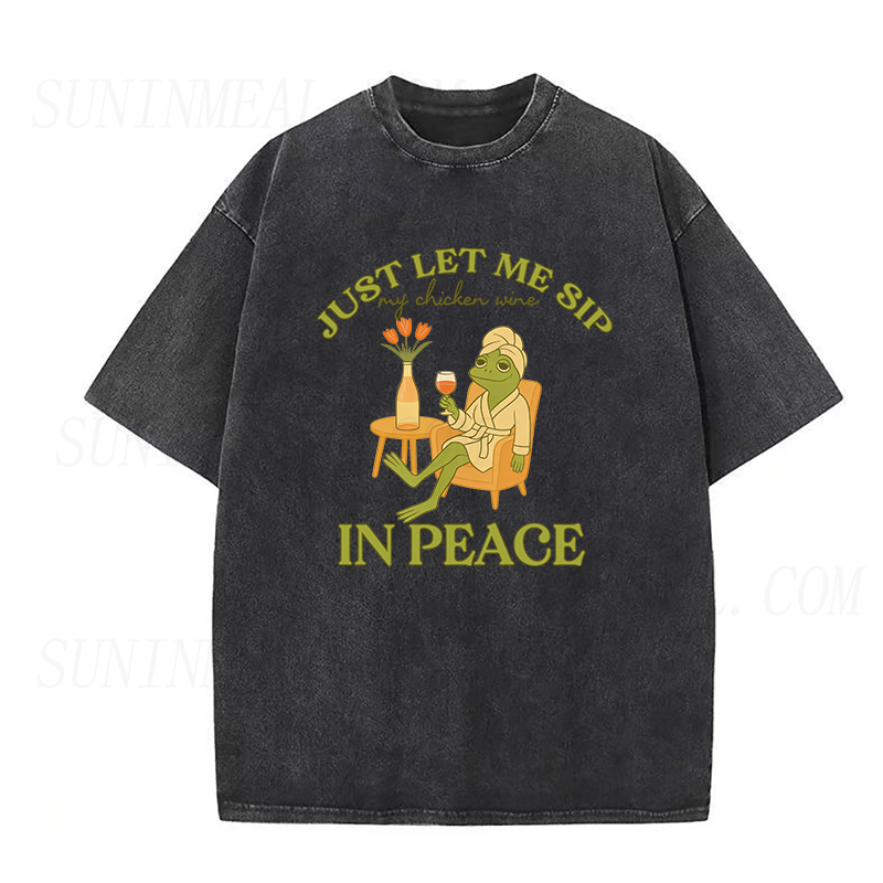 Just let me sip my chicken wine in peace Unisex Tee