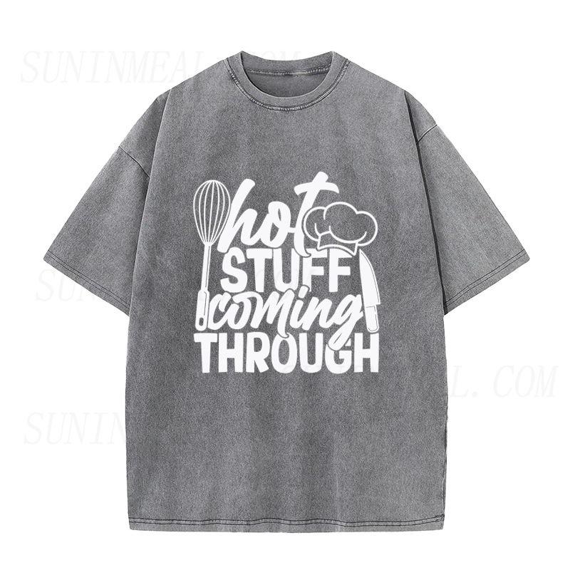 Hot Stuff Coming Through Unisex Tee