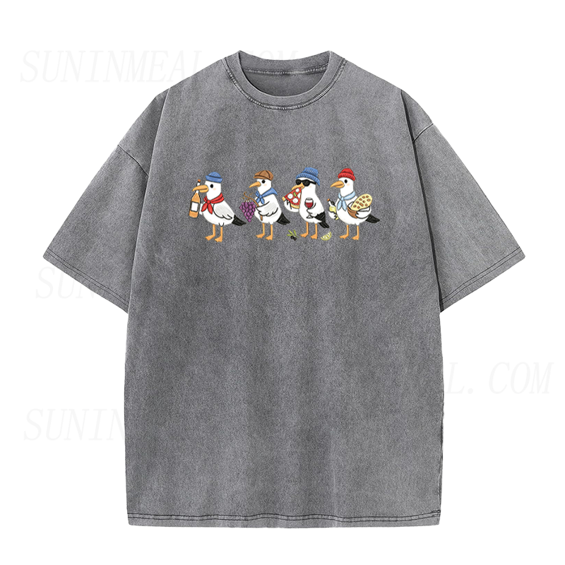 Seagulls Love Wine & Dine Unisex Tee