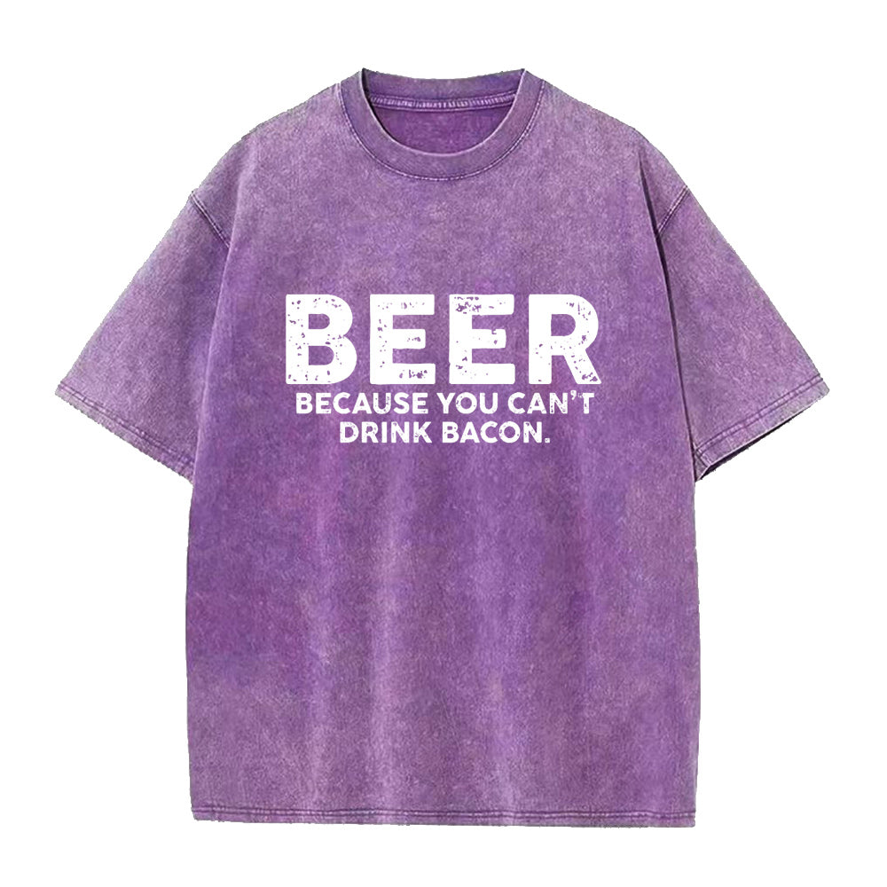 beer because you can't drink bacon Unisex Tee