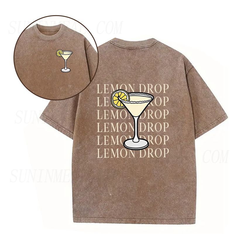 Lemon Drop Cocktail Unisex Tee