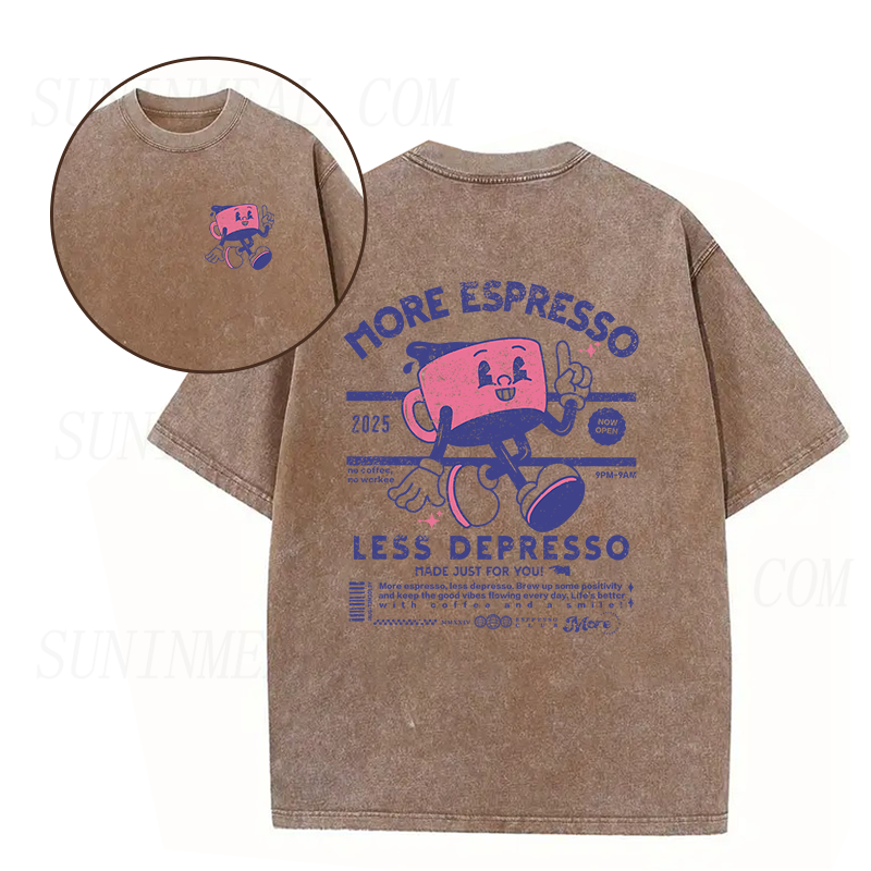 More Espresso Less Depresso Unisex Tee
