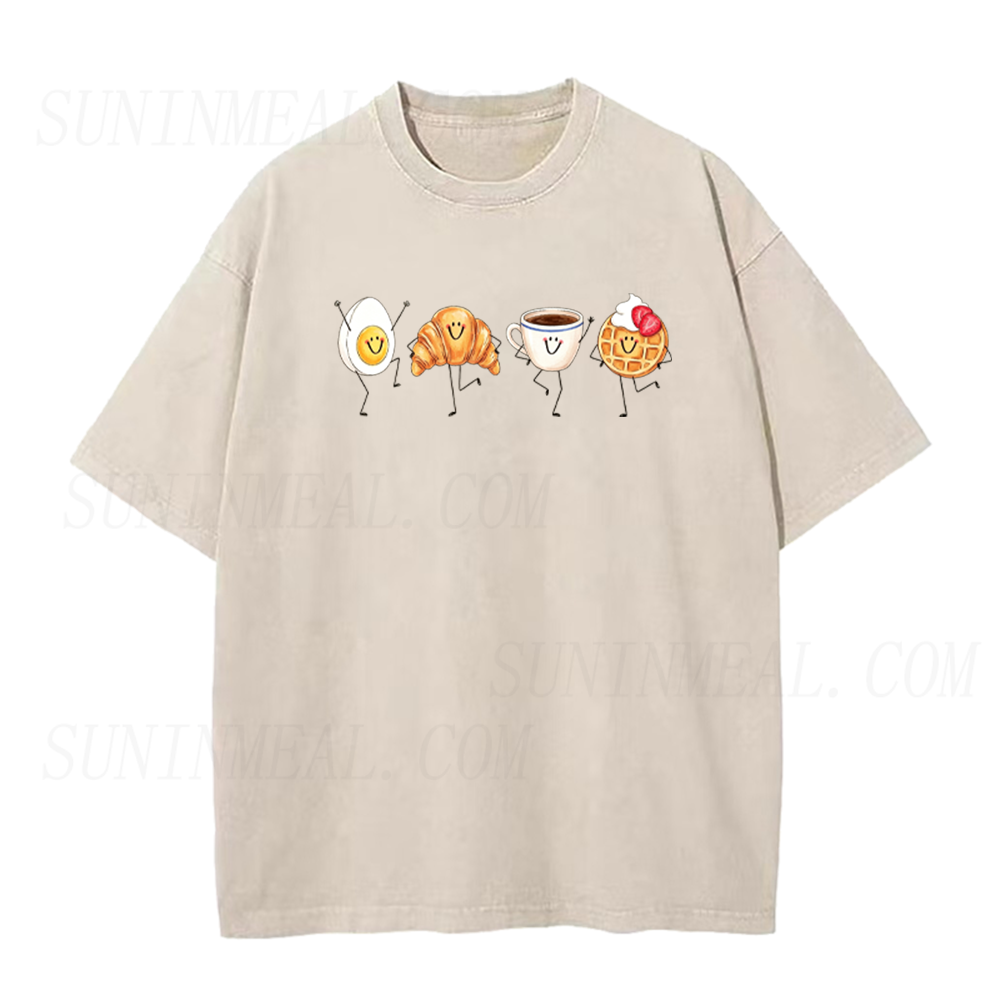 Happy Breakfast Friends Unisex Tee