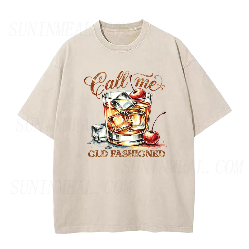 Call Me Old Fashioned Cocktail Unisex Tee