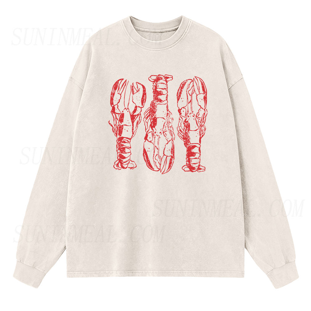 Lobster Long Sleeve Unisex Tee