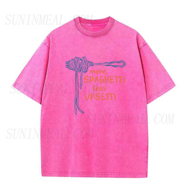More Spaghetti Less Upsetti Unisex Tee