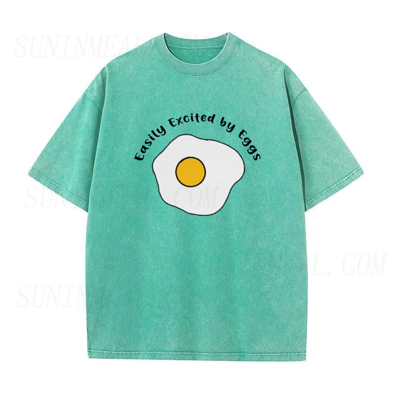 Easily Excited by Eggs Unisex Tee