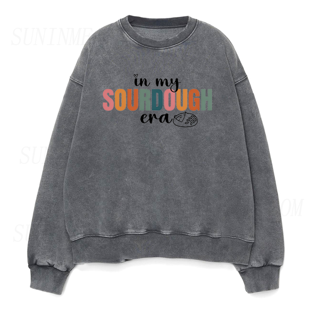 In My Sourdough Era Bread Lover Unisex Crewneck Sweatshirt