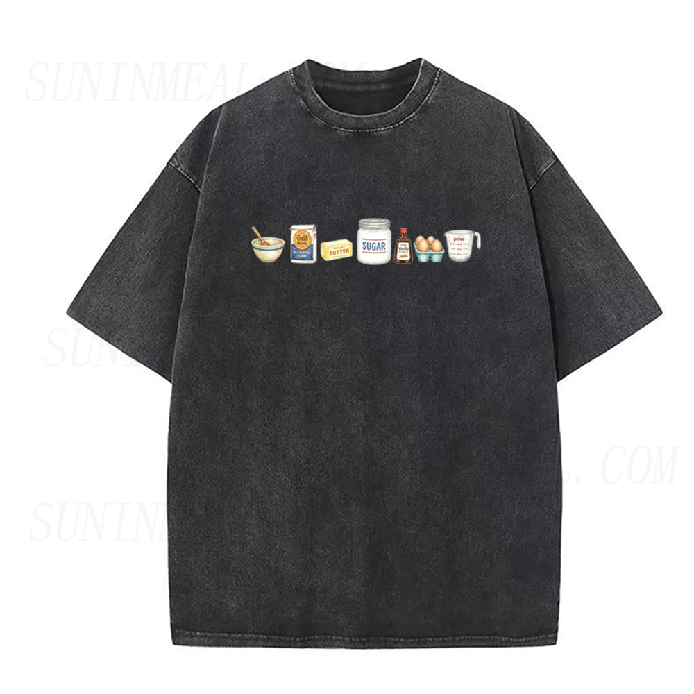 Baking Ingredients Unisex Tee