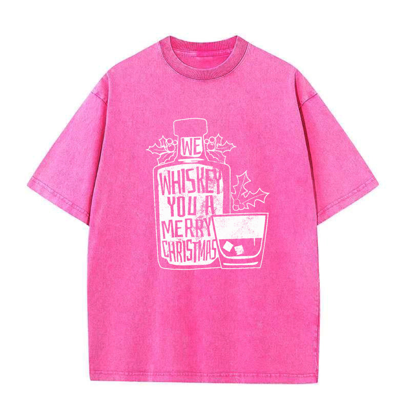 We Whiskey You A Merry Christmas Unisex Tee