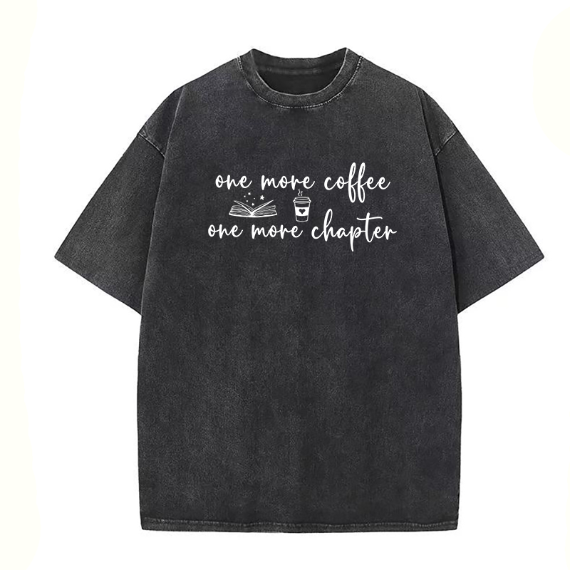 One More coffee One More Chapter Unisex Tee