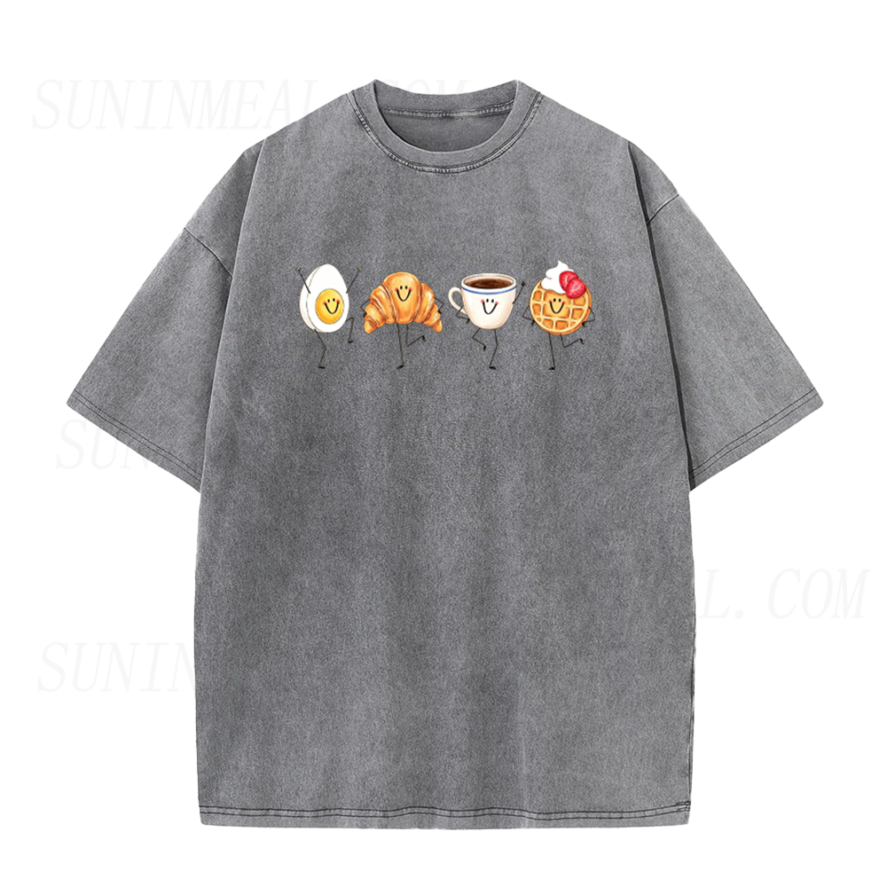 Happy Breakfast Friends Unisex Tee