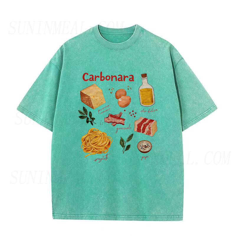 Carbonara Recipe Unisex Tee