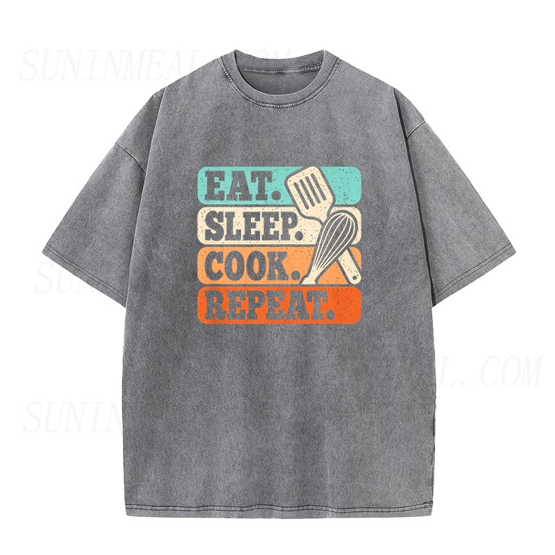 Eat Sleep Cook Repeat Unisex Tee