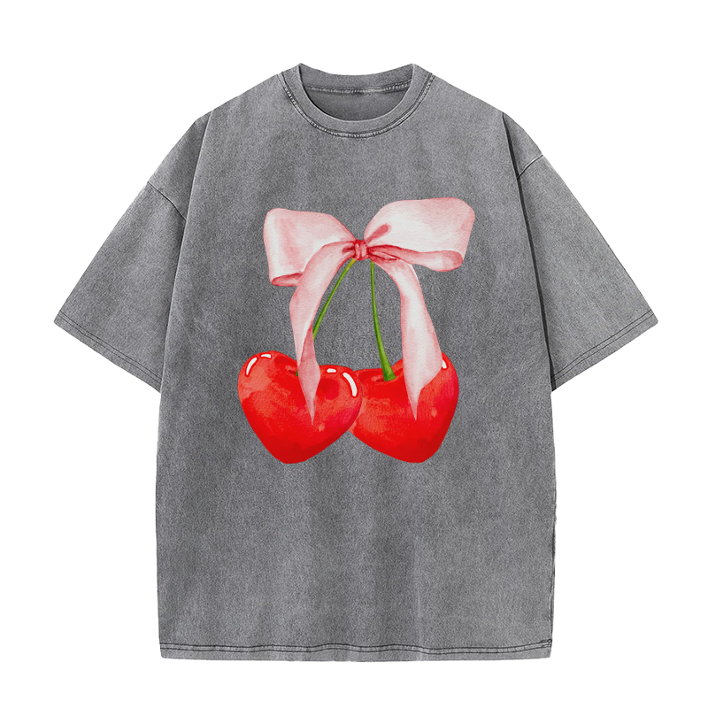 Cherry Hearts Valentines Tee