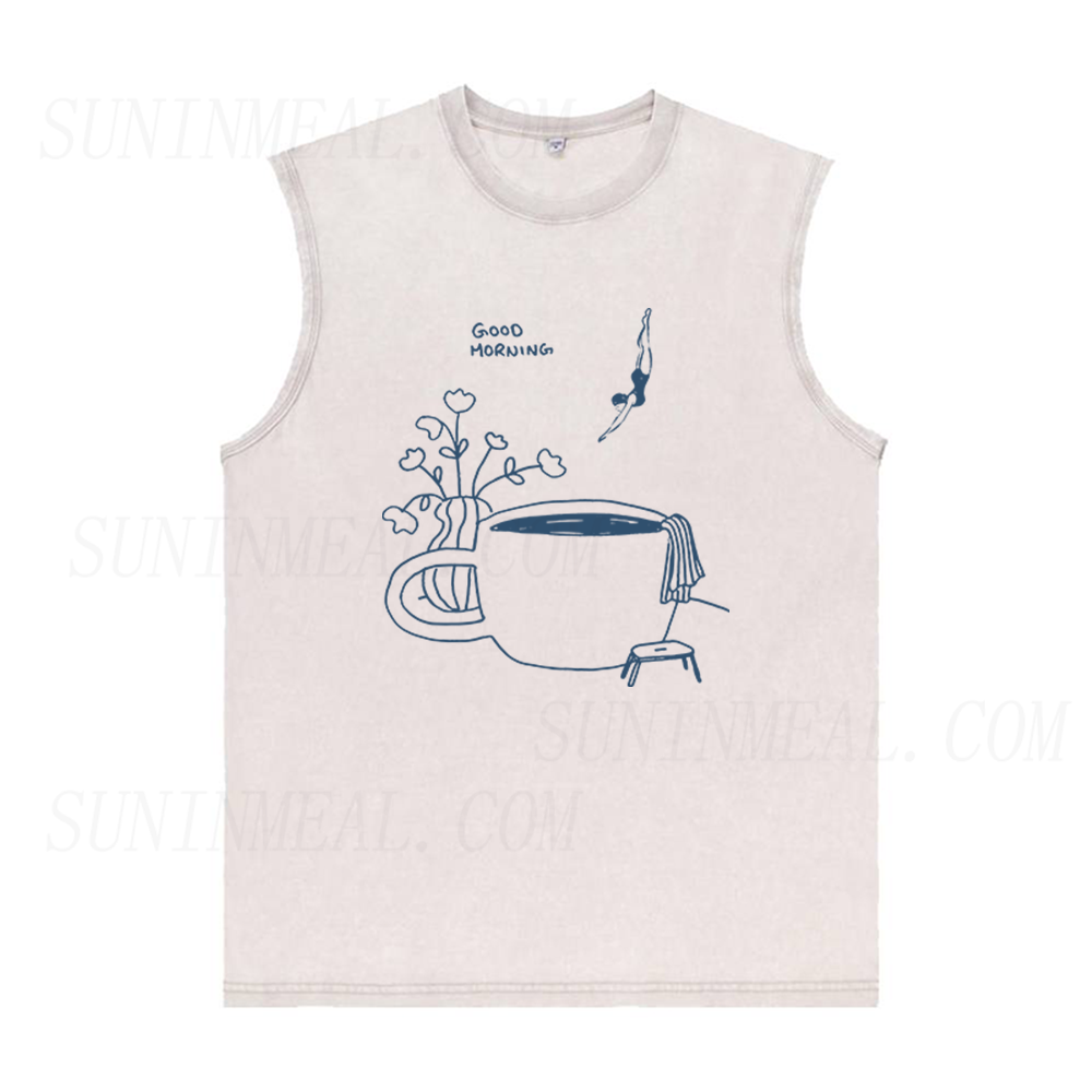 Coffee Diver Unisex Tank Top