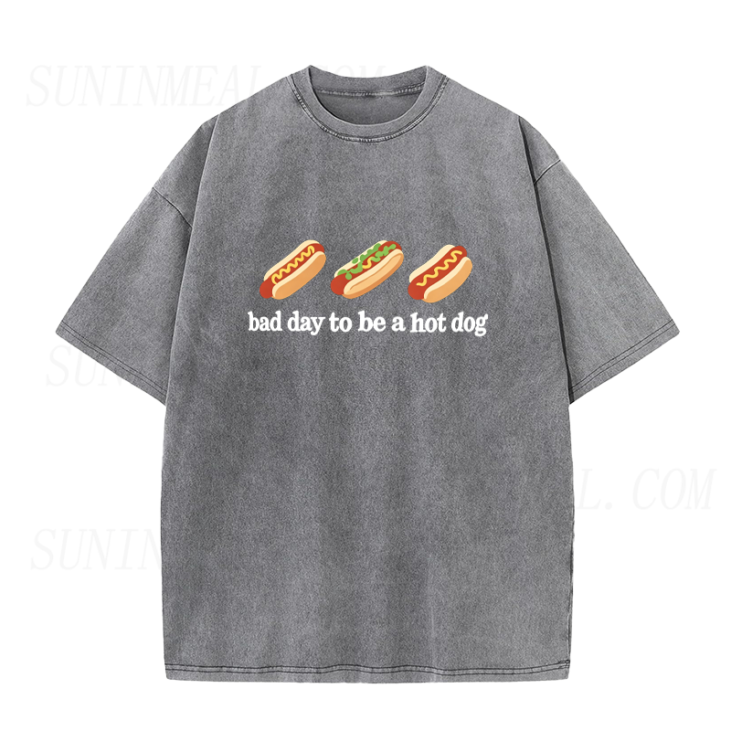 Bad Day To Be A Hot Dog Unisex Tee