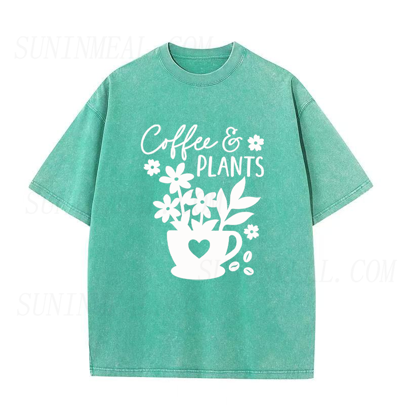 Coffee and Plants Unisex Tee
