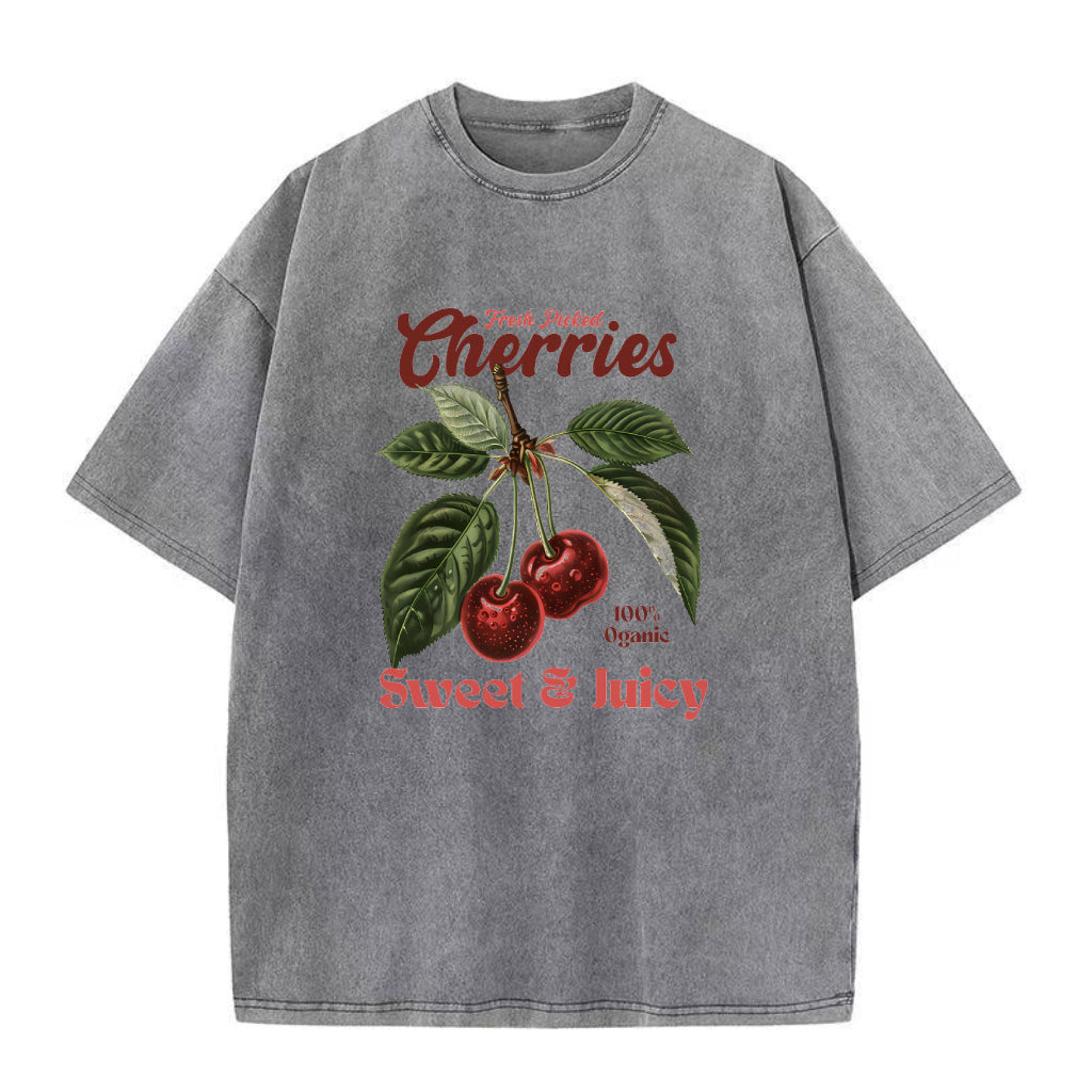 フレッシュピクドチェリー ユニセックスTシャツ