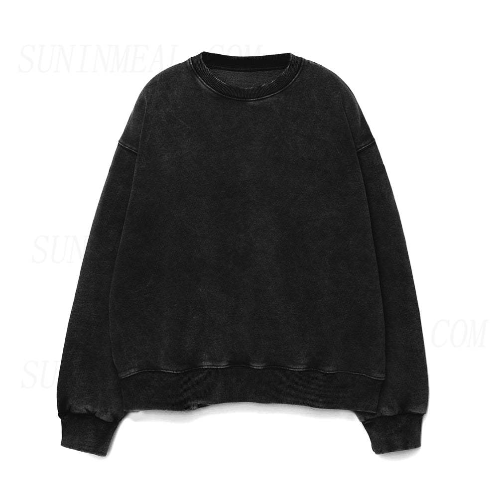 Solid Unisex Crewneck Sweatshirt