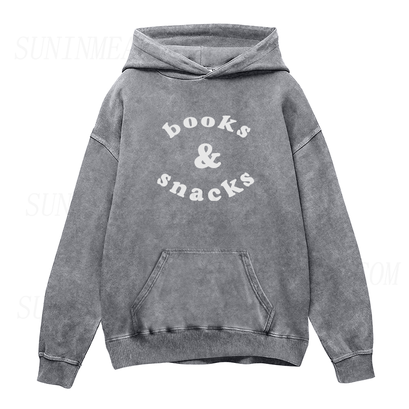 Books & Snacks Unisex Hoodie