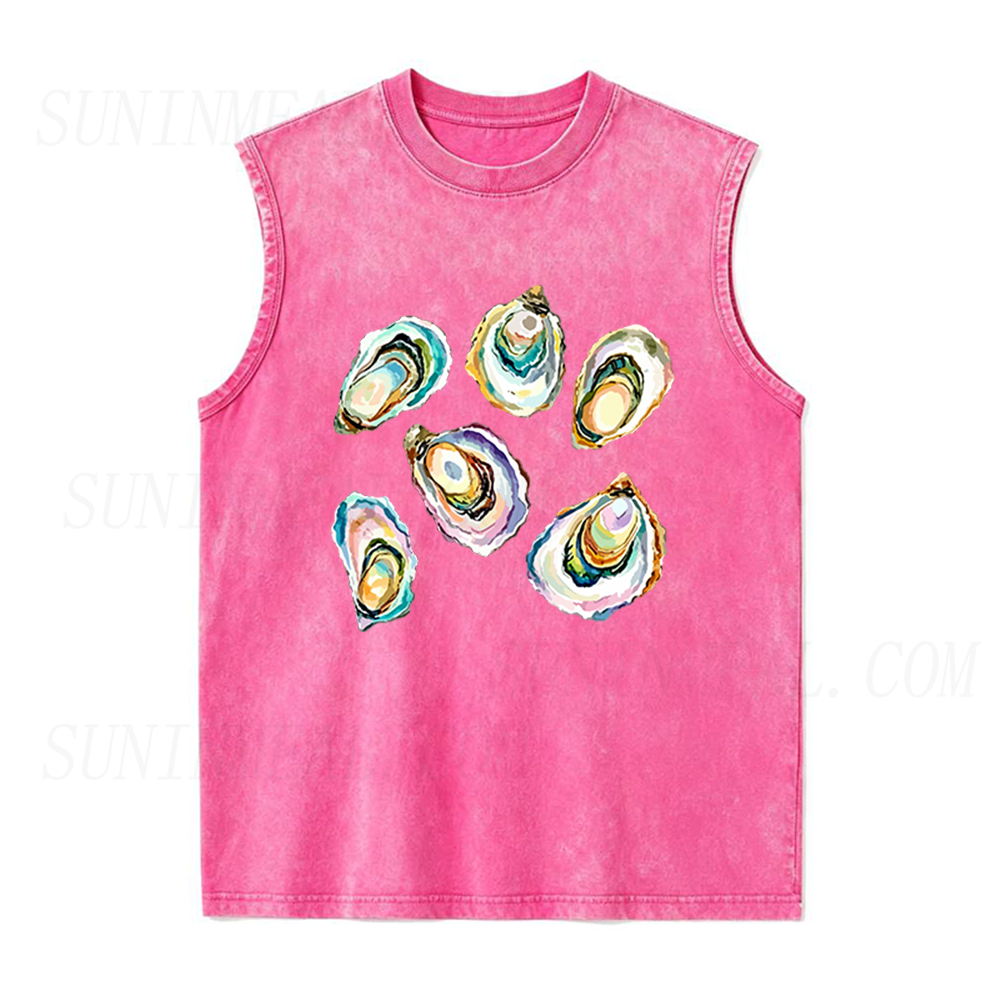 Watercolor Oyster Unisex Tank Top