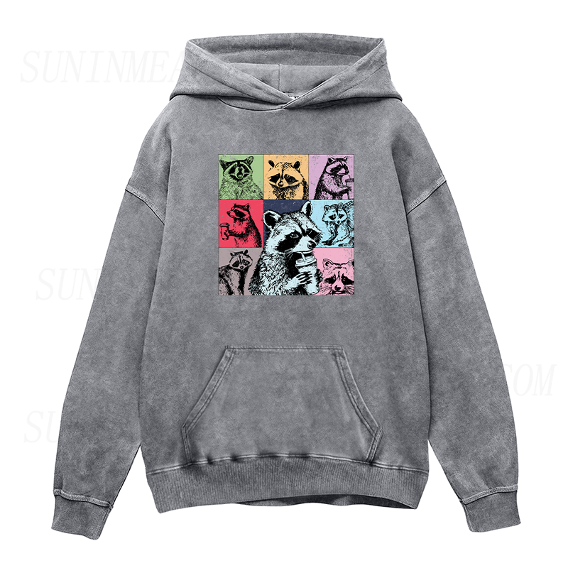 Raccoon Coffee Unisex Hoodie