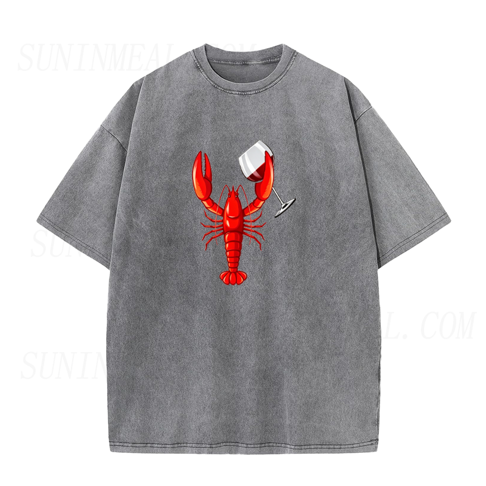 Lobster and Wine Unisex Tee