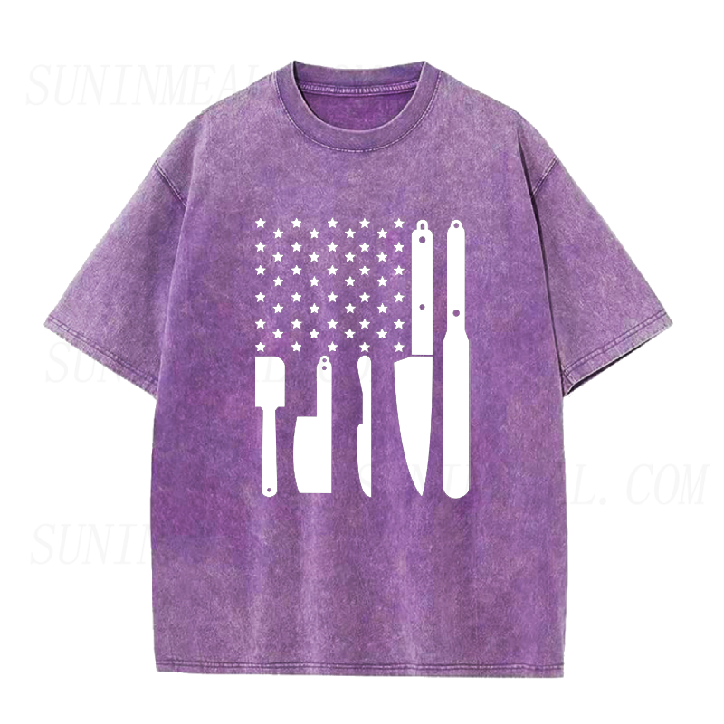 Chef’s Tools American Flag Unisex Tee