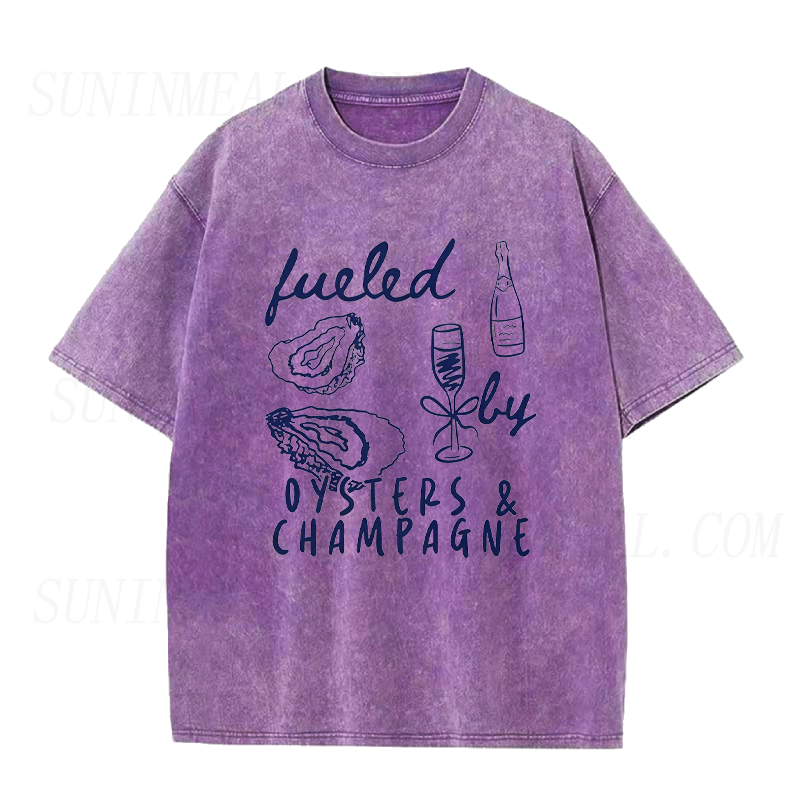 Fueled By Oysters & Champagne Unisex Tee