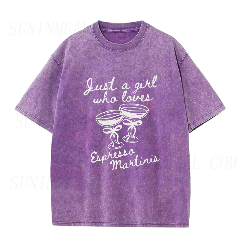 Just A Girl Who Loves Espresso Martinis Unisex Tee