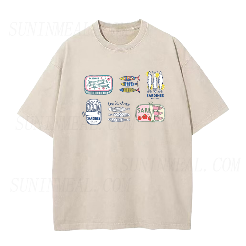 Retro Les Sardines Unisex Tee