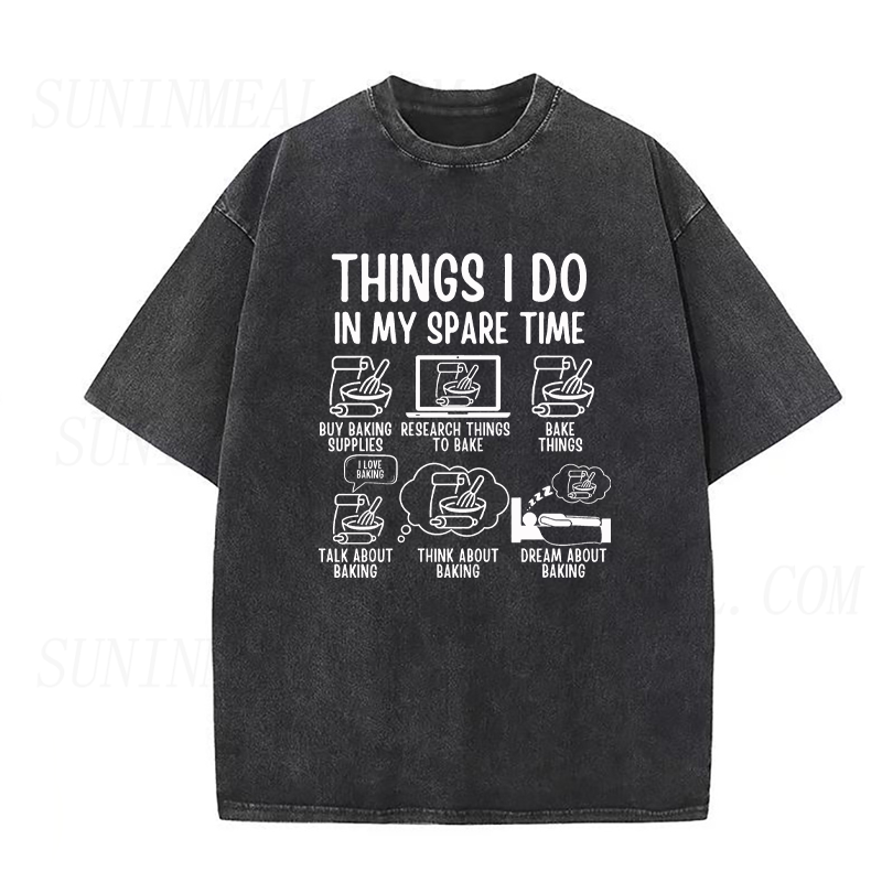 Things I Do Baking Unisex Tee