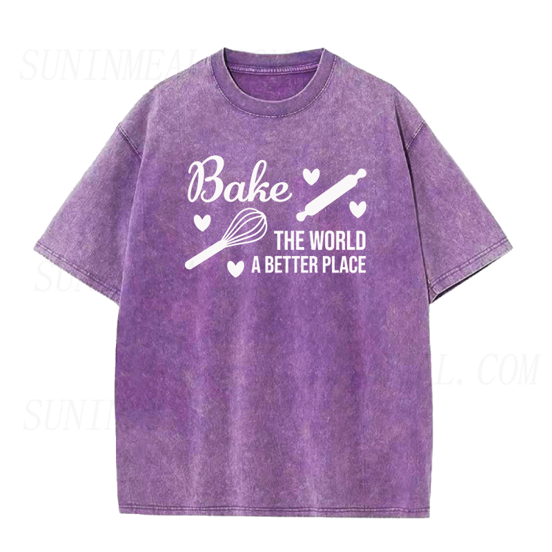 Bake The World A Better Place Unisex Tee