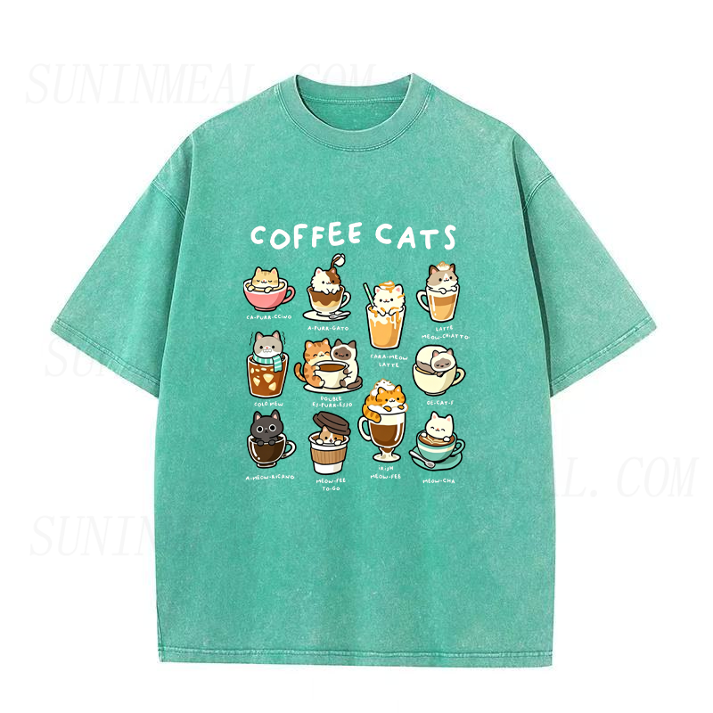 Coffee Cats Unisex Tee