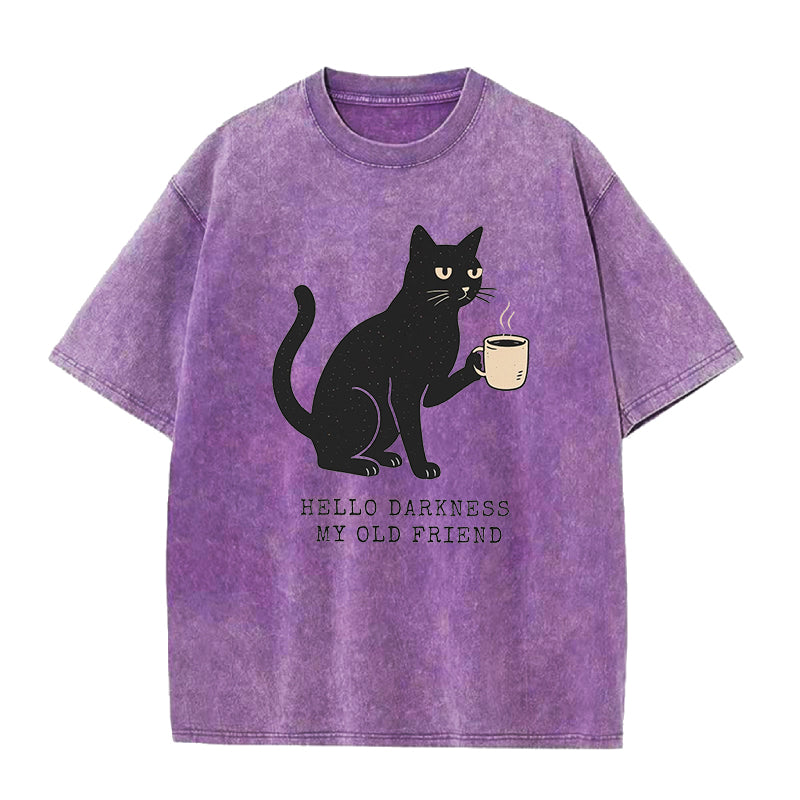 Funny Coffee Cat Unisex Tee
