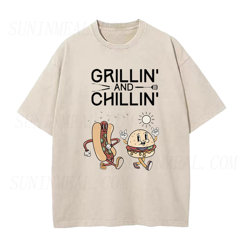 Grillin And Chillin unisex Tee