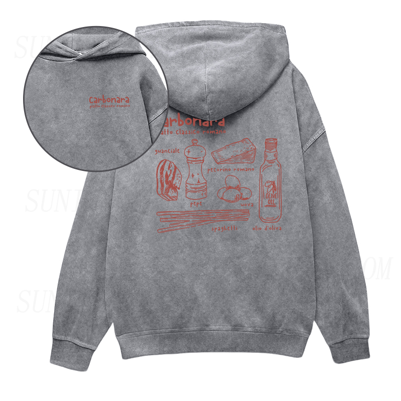 Carbonara Roma Pasta Unisex Hoodie