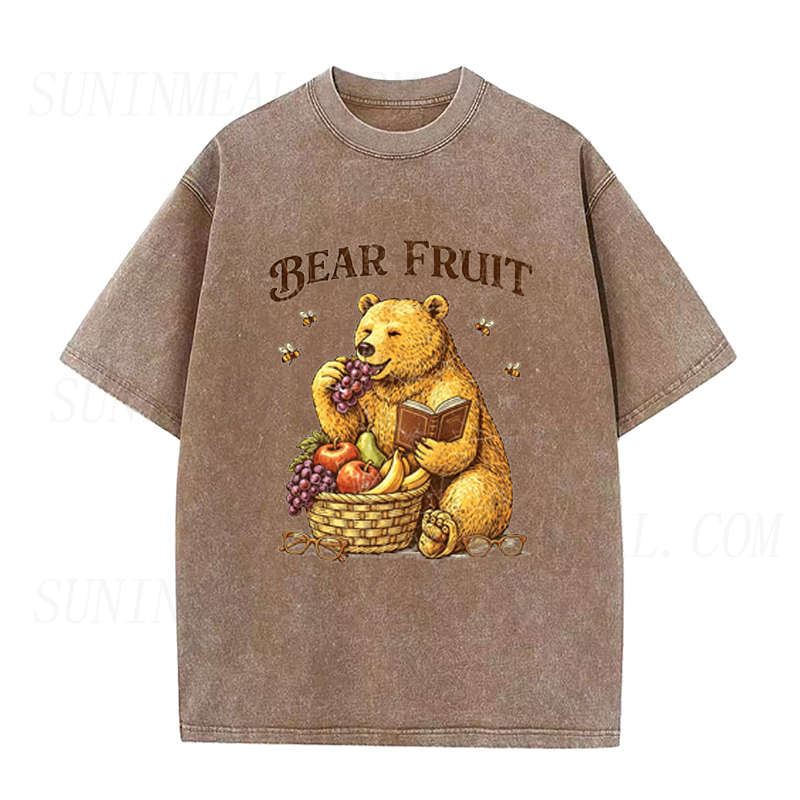 Funny Bear Fruit Unisex Tee
