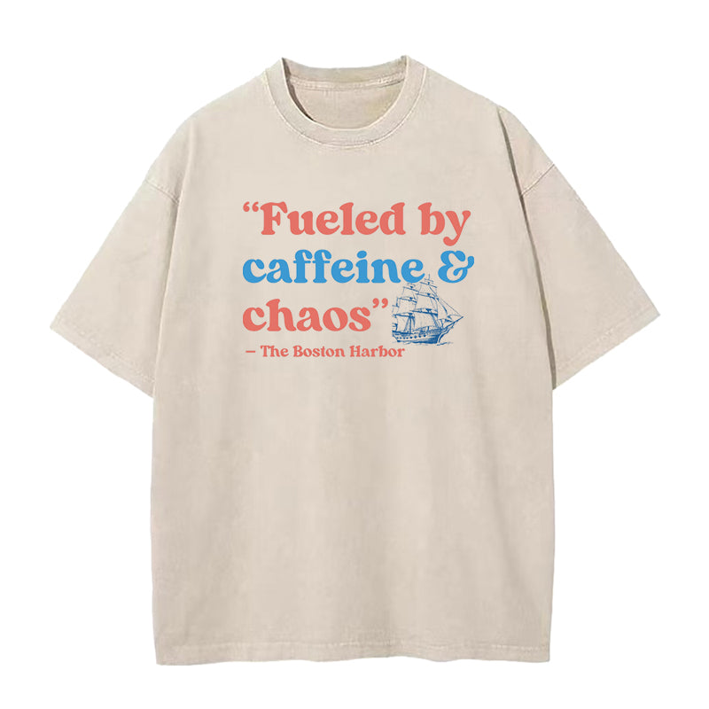 Fueled By Caffeine and Chaos Unisex Tee