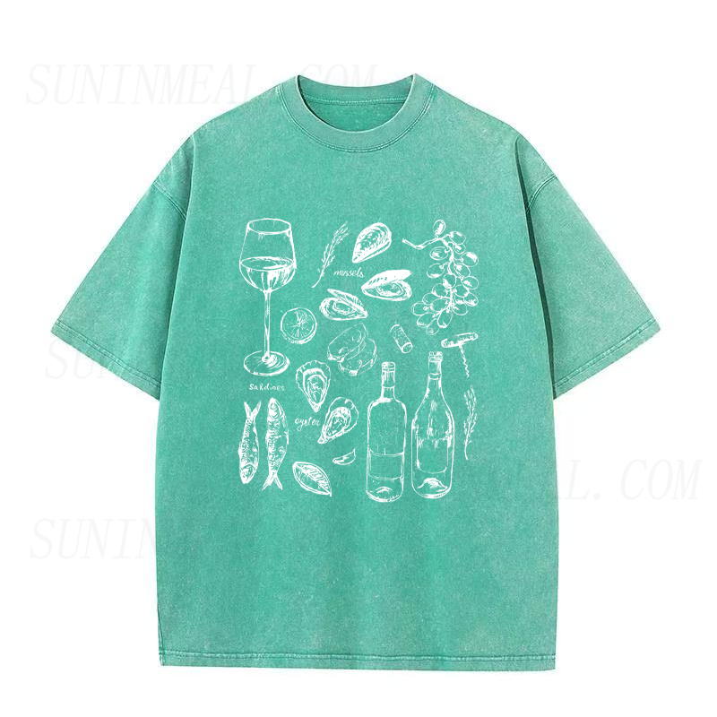 Ocean Wine Grapes Unisex Tee