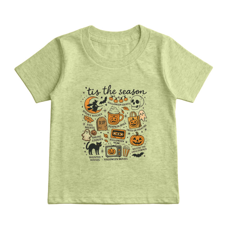 Halloween fall Ghost Kids T-Shirt