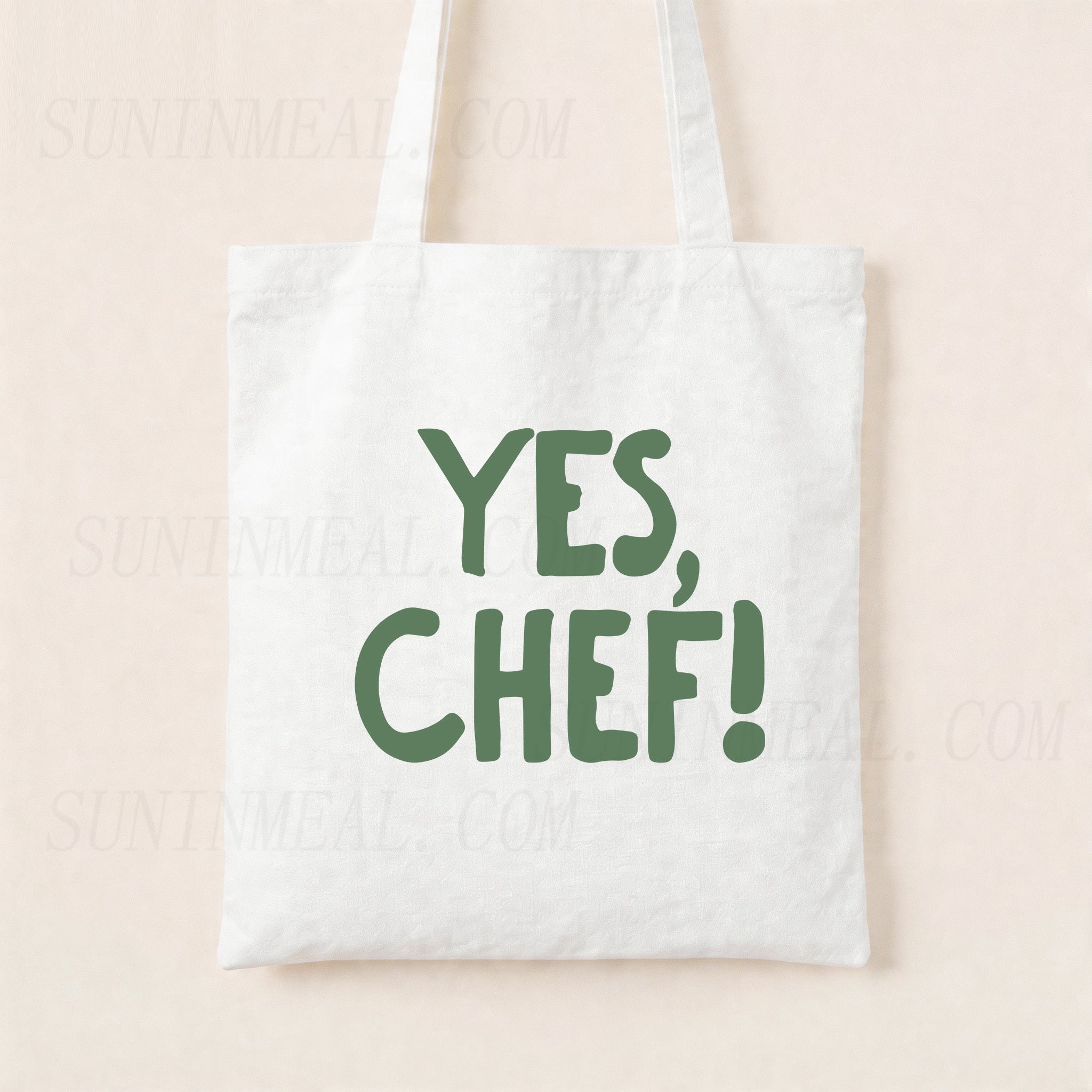 Yes Chef Canvas Tote Bag