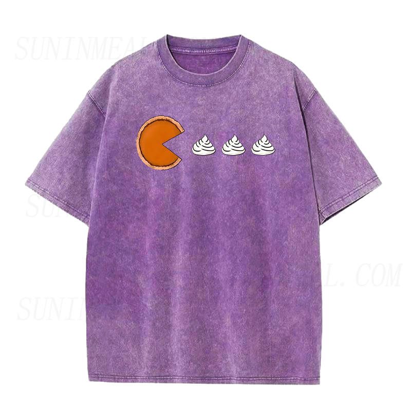 Pumpkin Pie Pac Man Unisex Tee