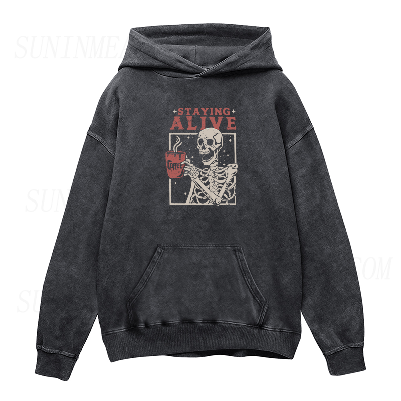 Staying Alive Coffee Unisex Hoodie