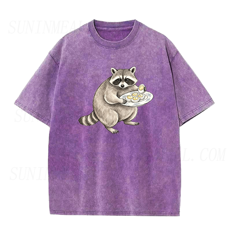 Raccoon & Deviled Eggs Thanksgiving Unisex Tee