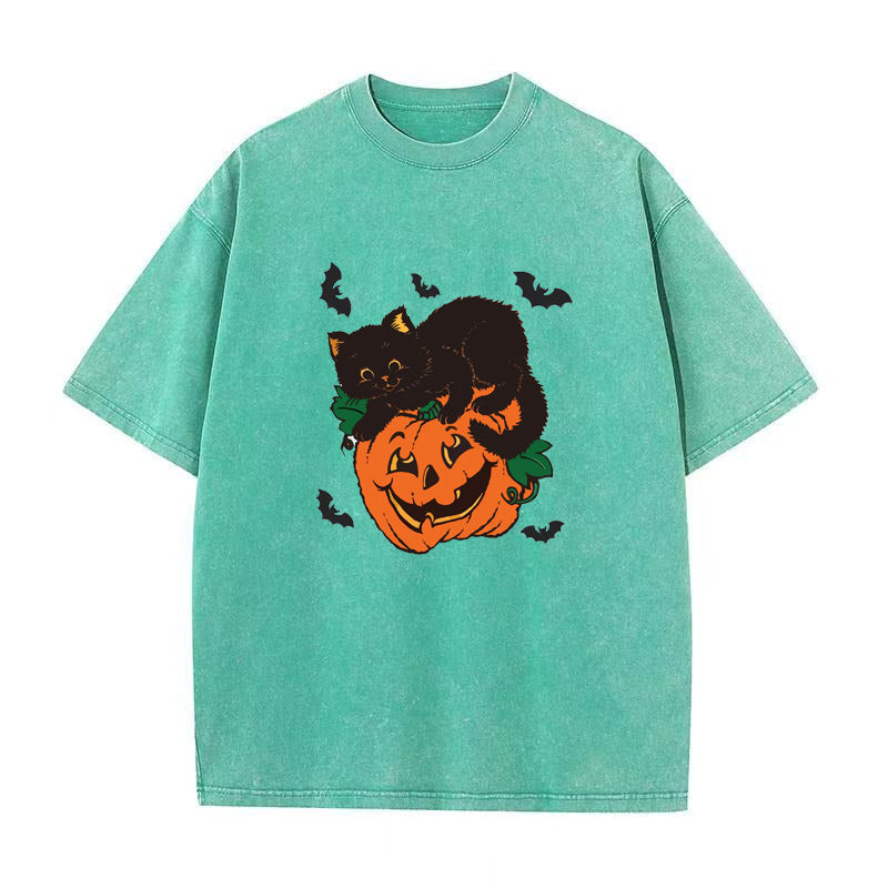 Cat Pumpkin Unisex Tee