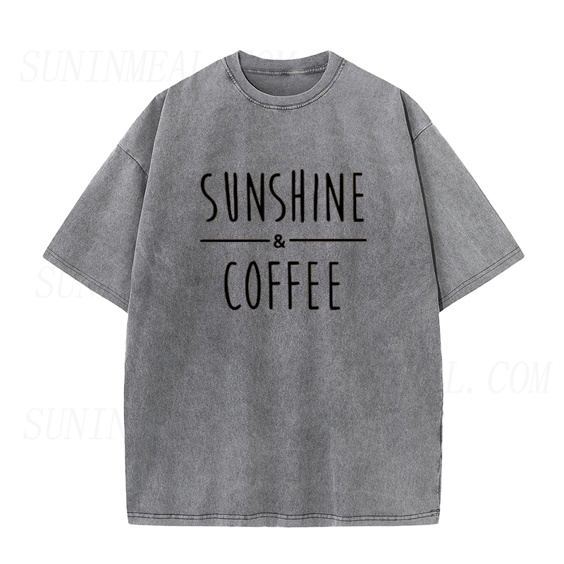 Sunshine And Coffee Unisex Tee