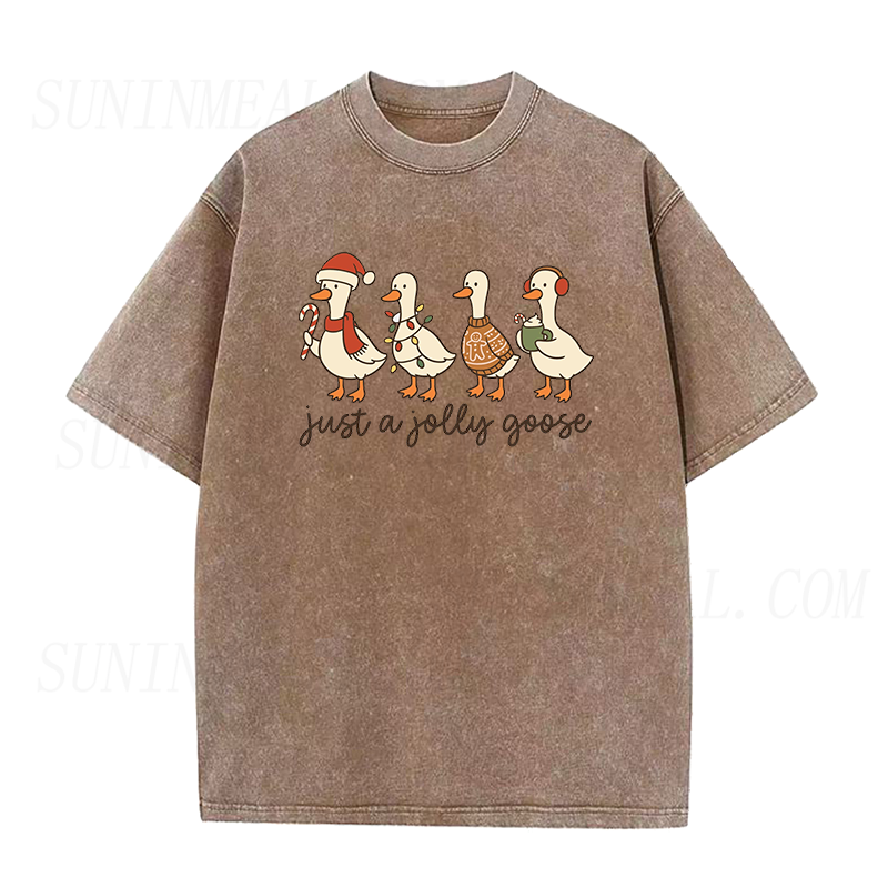 Christmas Goose Unisex Tee